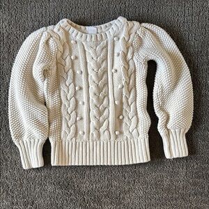 Cream Cable Knit Sweater